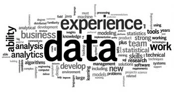 image of a word cloud related to data