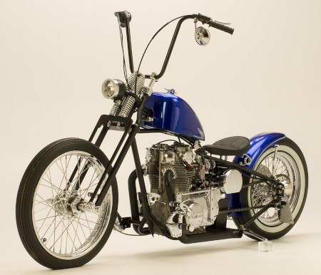 image of Japanese chopper motorcycle