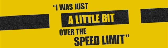 just over the limit is speeding