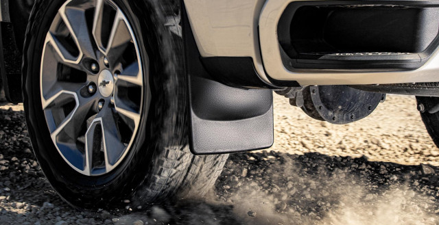 example of mudflaps on a pickup truck