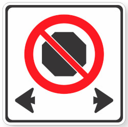 No Stopping Sign