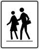 school crosswalk sign