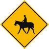 Warning Sign for Horses