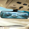 view in cars rear view mirror