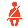 icon of person wearing seatbelt